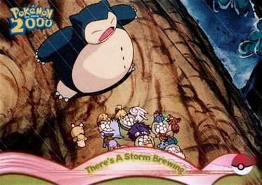 8 There's A Storm Brewing Topps Pokémon The Movie 2000