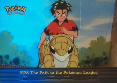 EP8 The Path to the Pokémon League Topps Pokémon series 2 US rainbow foil