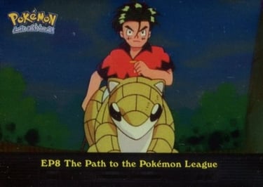 EP8 The Path to the Pokémon League Topps Pokémon series 2 US silver foil
