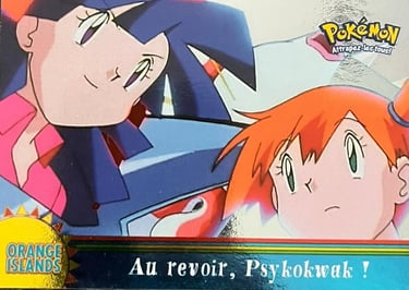 OR8 Au revoir, Psykokwak topps série 2 foil