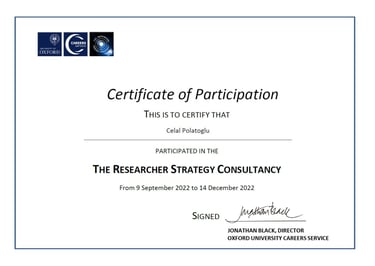 Strateji Danışmanlığı sertifikası - Oxford Üniversitesi