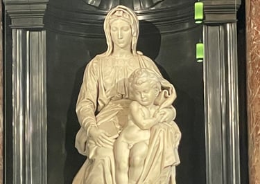 Madonna de Miguel Angel en Brujas