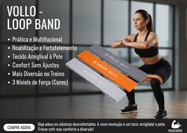 Faixas elástica para treino