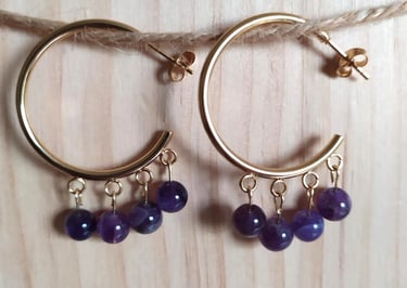 Bijoux Les Couleurs de Lo Améthyste