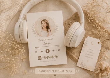 Canción personalizada hecha a medida por Amélie Art