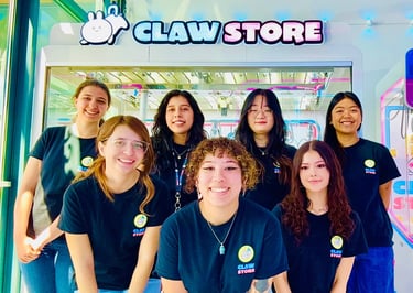 Team members at Claw Store
