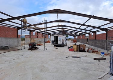 Estructura metálica nave