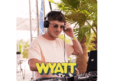 WYATT, DJ électro, au ENJOOY Festival 2025, le 20 septembre à Montpellier 