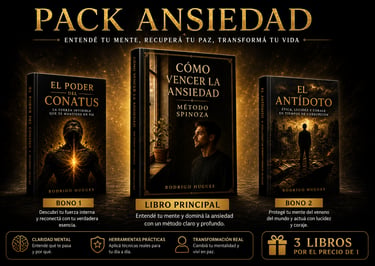 pack ansiedad, entendé tu mente, recupera tu paz, transformá tu vida