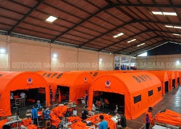 pabrik tenda pengungsi