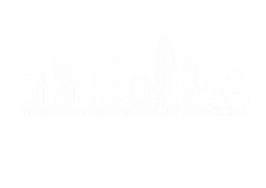 Charlotte ISSA Logo -a white outline of the Charlotte cityscape