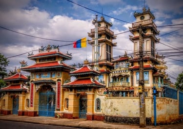 Cao Dai Temple, Dong Nai, Vietnam