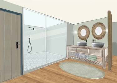 Conception d'une salle d'eau