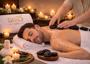 Hot Stone Massage in sixo spa