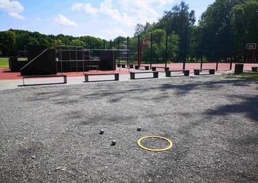 petankes aikstele Draugystes parke, Kaune