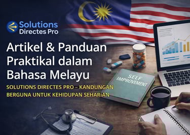 Artikel Bahasa Melayu yang jelas dan praktikal tentang kesihatan, kesejahteraan, pembangunan diri da