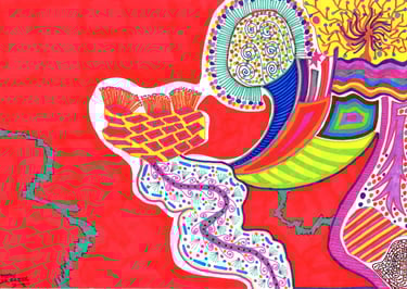 "RED PASSION" Artwork by Elkolor aka Raphael Pathe