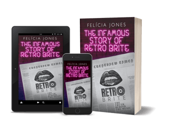 book and ebook cover of The Infamous Story of Retro Brite