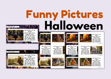 Halloween Funny Pictures Speaking Writing ESL ELA ELL