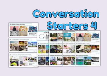 ESL EFL Warm-up activity Conversation Starters Speaking and Vocabulary