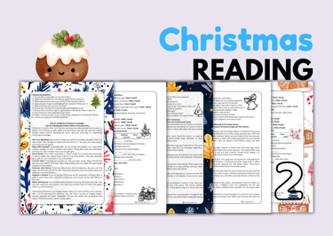 Christmas Passages Reading comprehension, Vocabulary andSpeaking ELA ESL