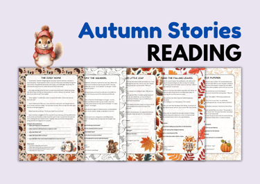 Autumn End-of-the-year ELL ESL Reading comprehension Autumn Stories