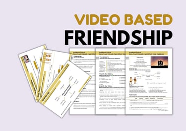 friendship influence video-based listening, speaking, vocabulary