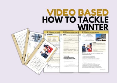 video-based english lesson bbbc winter sport and travelling