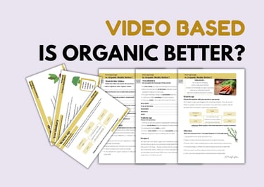 organic farming video-based lesson plan for speaking and listening pdf and powerpoint