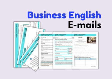 Business English, Business E-mails, Corporate Training, Skills, Debates, Writing Prompts
