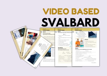 BBC REEL - Svalbard; ESL no-prep winter lesson plan for listening and speaking