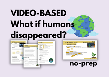 Spring Video-based Lesson plan no-prep Youtube-based Listening environment ecology