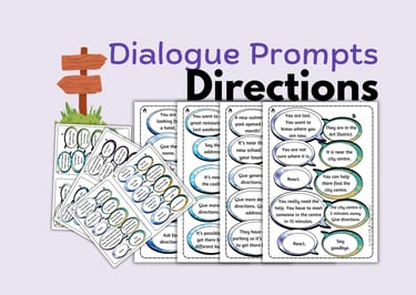 dialogues about asking for directions and travelling for beginner and pre-intermediate english students