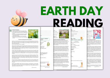 Earth Day and Spring Reading Passages and Comprehension
