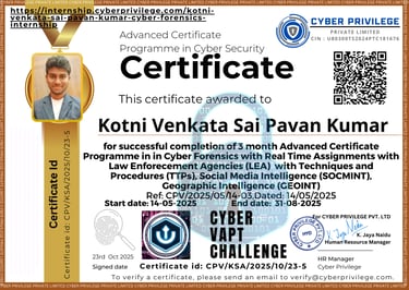 Kotni Venkata Sai Pavan Kumar