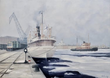 Port of Helsinki 1960s