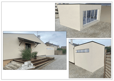 Photomontage (Projection de la future extension)