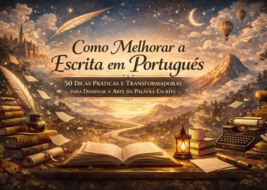 Como Melhorar a Escrita em Português: 50 Dicas Práticas e Transformadoras para Dominar a Arte da Pal