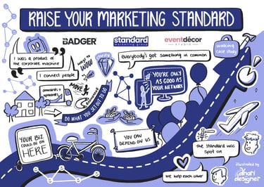 Live Illustration, Standard Marketing Group, Dan Ezzatvar