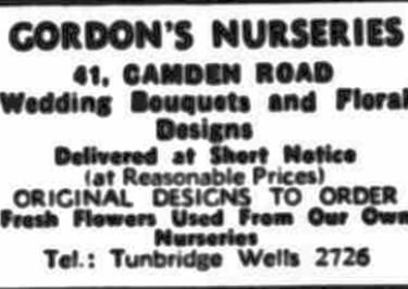 Gordons Nurseries, Camden Road, Tunbridge Wells TN1 2PT