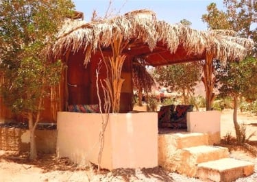 Bungalow Bedouin Star, max 3 guests, shared bathroom and A/C, Ras Shitan, Egypt