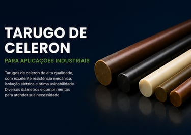 Tarugo de celeron para aplicações Industriais