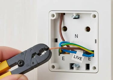 What Is the Colour of Live Wire in the UK brown