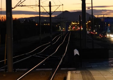 Arthur's seat, Edinburgh at dawn