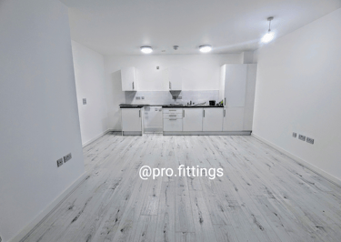 Laminate flooring fitted in Poplar. 