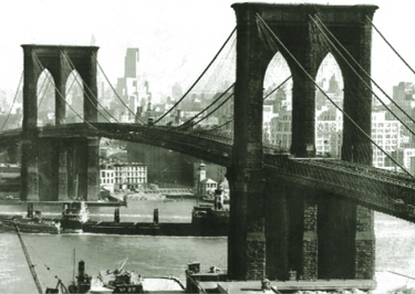 Brooklyn Bridge - Manhattan view-1948 pic