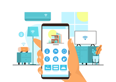 smartphone as a hub to control your home