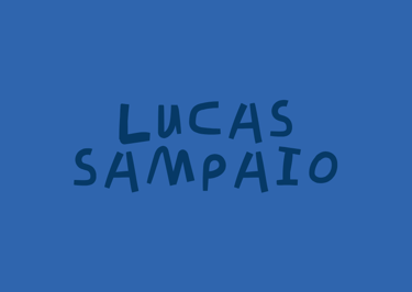 Logomarca do músico e palestrante autista Lucas Sampaio.