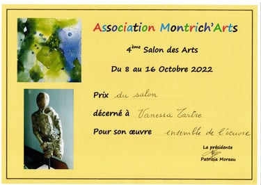 Prix du salon des arts de Montrich'arts