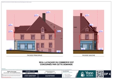 DP 4 Plan des façades et des toitures